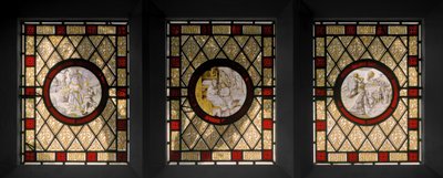 Hollanda Roundels ile Kütüphane Pencereleri, c.1844 (vitray) by Augustus Welby Northmore Pugin