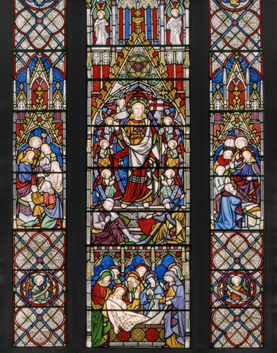 Diriliş Temaları, detay, 1850 (vitray) by Augustus Welby Northmore Pugin