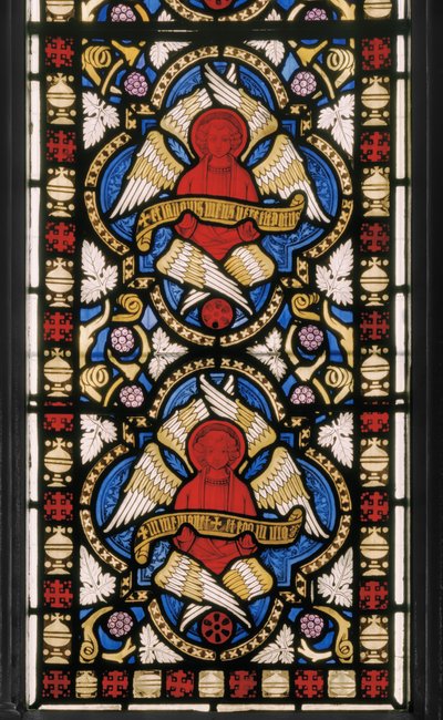 Seraphim, Blessed Sacrament Şapeli, c.1845 (vitray) by Augustus Welby Northmore Pugin