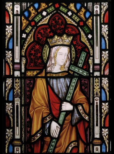 St. Helen, detay (vitray) by Augustus Welby Northmore Pugin