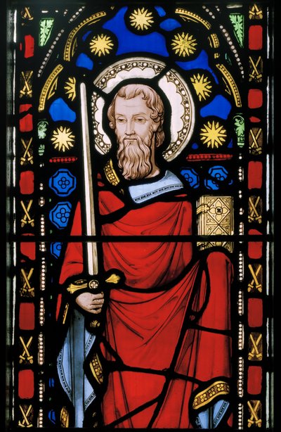 St. Paul, detay, c.1845 (vitray) by Augustus Welby Northmore Pugin