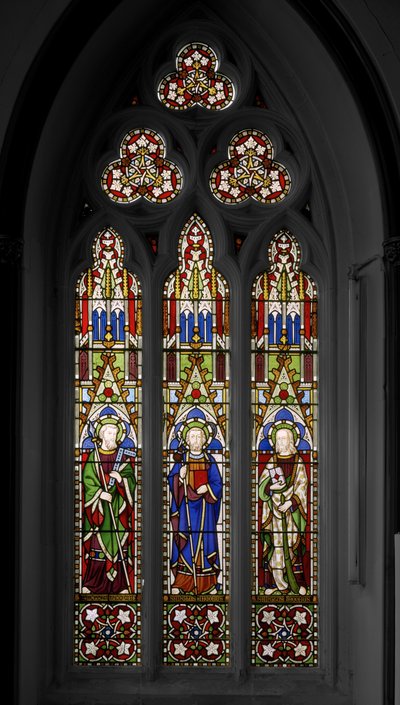 Aziz Thomas, Büyük Aziz James ve Aziz James Az, 1849 (vitray) by Augustus Welby Northmore Pugin