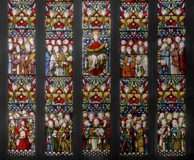 Kilisenin Zaferi, detay, 1884 (vitray) by Augustus Welby Northmore Pugin