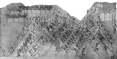 Lachish Şehrine Saldırı, MÖ 700-692, c1900-1920. by Austen Henry Layard