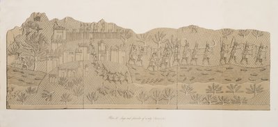 Bir Şehrin Kuşatması ve Yağmalanması (Kouyunjik), Nineveh Anıtlarından, pub. 1849 by Austen Henry Layard