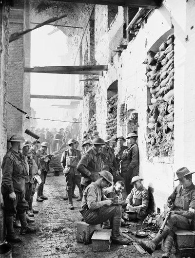 2. Avustralya Piyade Taburu üyeleri, 1 Kasım 1917, Ypres