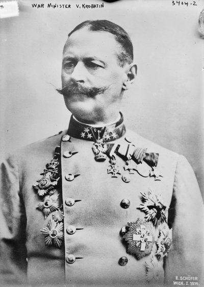 Savaş Bakanı V. Krobatin, 1914 by Austrian Photographer