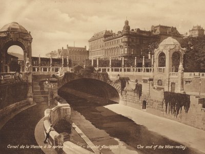 Wien / Viyana: Wiental sonuç (s/b fotoğraf) by Austrian Photographer