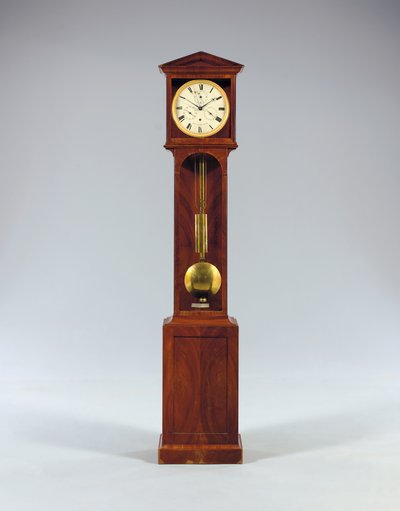 Zaman denklemi ve tam takvim ile bir aylık bodenstanduhr, 1806 by Austrian School