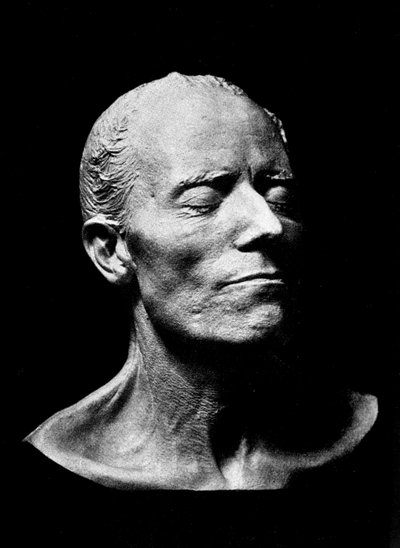 Gustav Mahlers Ölüm Maskesi, 1911 (alçı) by Austrian School