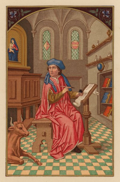 Lucas, Evang (kromolito) by Austrian School