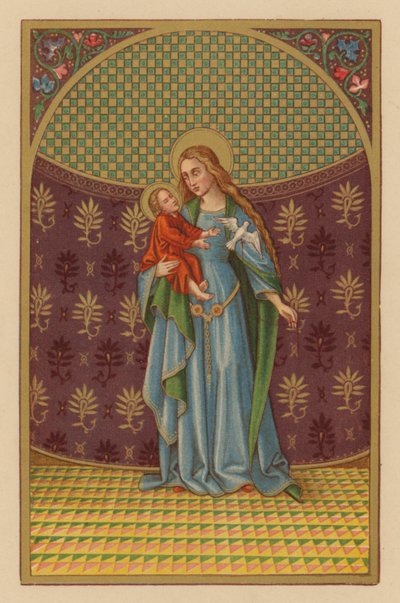 S Maria mater Dei (kromolit) by Austrian School