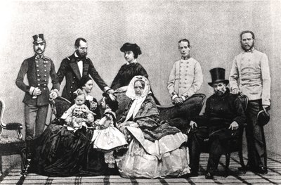 Avusturya İmparatorluk Ailesi, 1860 by Austrian School