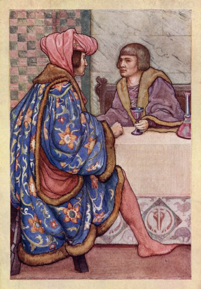 John Keats: Isabella, Veya, Fesleğen Çömleği (renkli taş) by Averil Mary Burleigh