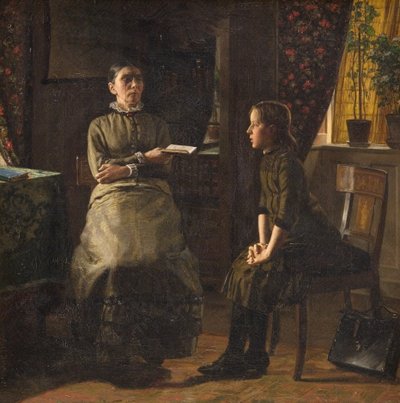 öğretmen ve öğrenci by Axel Helsted