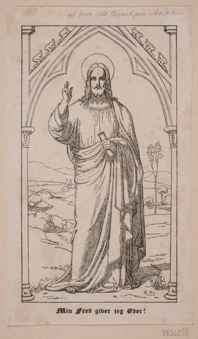 Mesih kutsaması by Axel Theodor Kittendorff