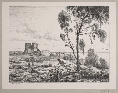 Hammershus'ta parti by Axel Theodor Kittendorff