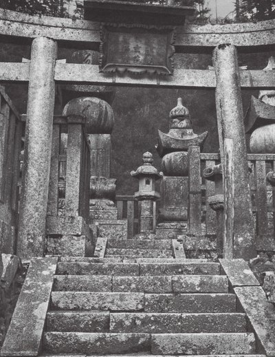 Japonya: Koyasan (b/w fotoğraf) by Axel von Graefe