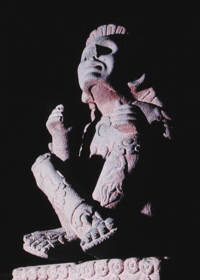 Xochipilli (ayrıca bkz. 217529), Geç Klasik Dönem (1300-1521) (taş) by Aztec Aztec
