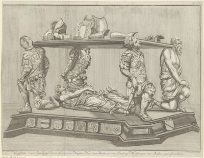 Engelbrecht II için cenaze anıtı, Nassau-Dillenburg-Breda Kontu, 1504 by B.F. Immink