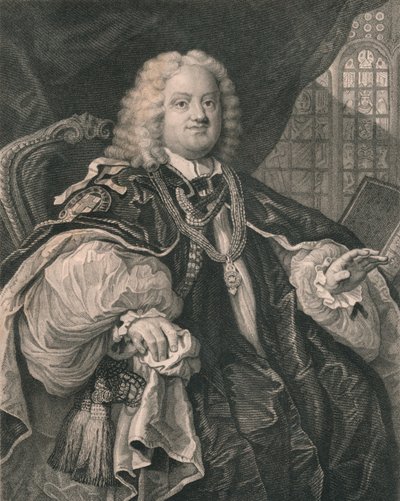Benjamin Hoadly, 1676-1761, İngiliz din adamı, 19. yüzyıl by B Holl