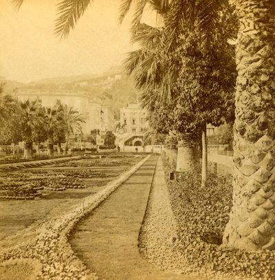 Monte Carlo, kumarhaneden bakıyor, 1897. by B. W. Kilburn