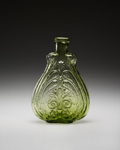 Şişe, c. 1827-1832 (kurşunsuz cam) by Bakewell and Page