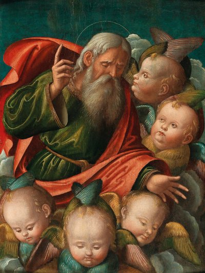 Meleklerle çevrili Baba Tanrı, 1510