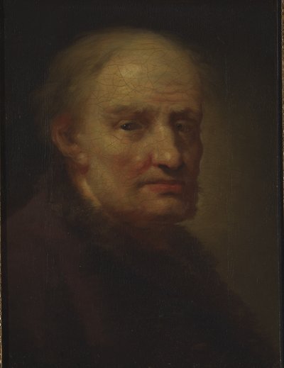 Yaşlı Bir Adamın Başı (tuval üzerine yağlıboya) by Balthasar Denner