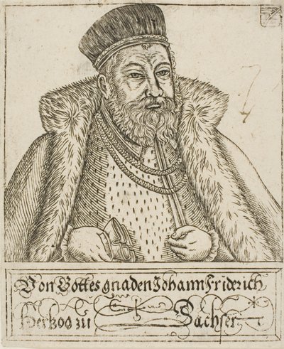 Johann Friedrich, Sakson Dükleri ve Seçmenlerinden by Balthasar Jenichen