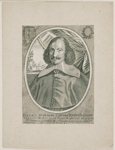 Kardinal Jules Mazarin by Balthasar Moncornet