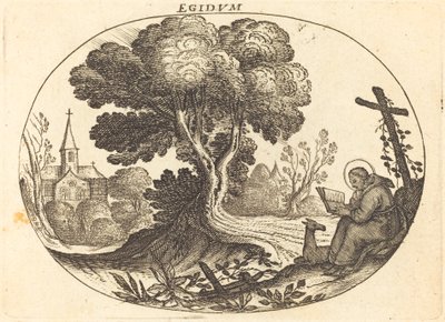 Aziz Egidius ve Doe by Balthasar Moncornet