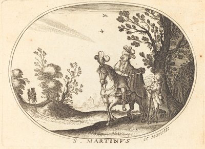 Aziz Martin ve Dilenci by Balthasar Moncornet
