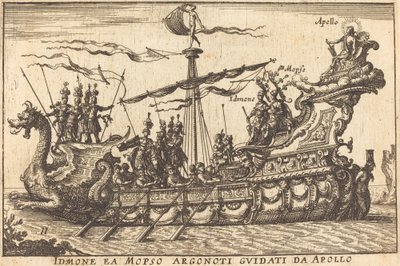 Apollo liderliğindeki Idinone ve Mopso Argonoti by Balthasar Moncornet after Remigio Cantagallina