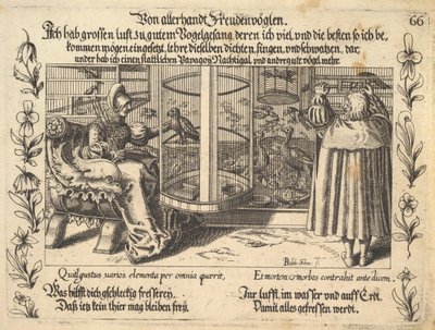 Her türlü neşeli kuştan, Petrarch, Glück ve Unglück Spiegel