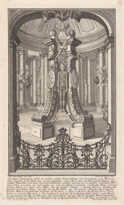 Antika odası by Balthasar Sigmund Setletzky