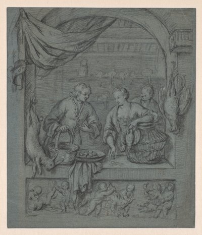 kuş satıcısı by Balthasar van der Ast