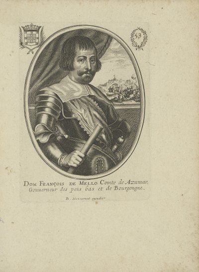 Francisco Manuel de Mello 1608-1666, bir 1640-1650. by Balthazar Moncornet