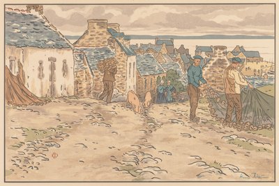 Brittany'deki Güzel Kırsal Alan: Tréboul'daki Sokak by Banavari 1