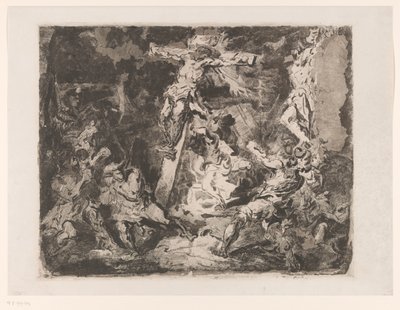 İsa çarmıhta by Barbara Elisabeth van Houten (signed by artist)