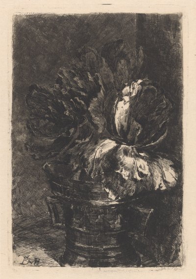 Bakır havanda laleler by Barbara Elisabeth van Houten