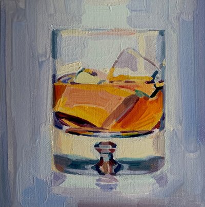 Viski içmeyi seviyor, 2019 by Barbara Hoogeweegen