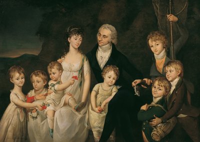 Anton von Marx ailesi by Barbara Krafft