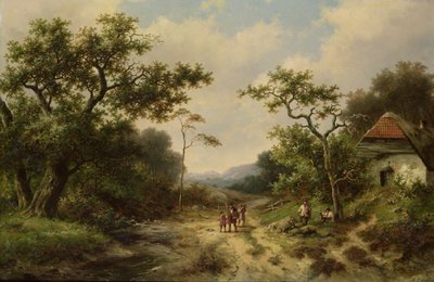 Ülke Manzarası, 19. yüzyıl by Barend Cornelis Koekkoek