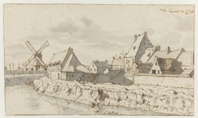 Mezar Görünümü, Kuzey Brabant by Barend Klotz (attributed to)