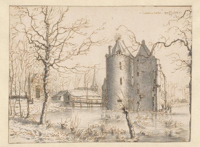 Frisselstein Kalesi'nin görünümü, Veghel by Barend Klotz (attributed to)