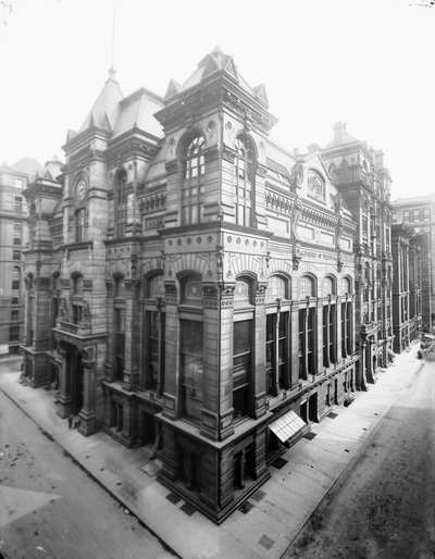 Chicago Board of Trade, Chicago, Illinois, ABD, c.1900 (s/b fotoğraf) by Barnes and Crosby