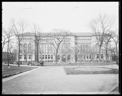 Newberry Library, Chicago, Illinois, ABD, c.1905 (s/b fotoğraf) by Barnes and Crosby