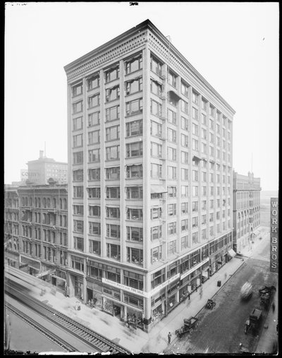 Powers Building, Chicago, Illinois, ABD, c.1903 (s/b fotoğraf) by Barnes and Crosby