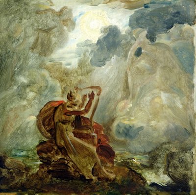 Ossian, Lora Nehri Kıyısında Arpıyla Ruhları Çağırıyor, 1811 dolayları (bkz. 146776) by Baron François Pascal Simon Gérard